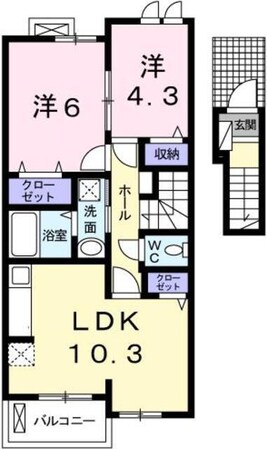 プロスペリティ－１１５の物件間取画像